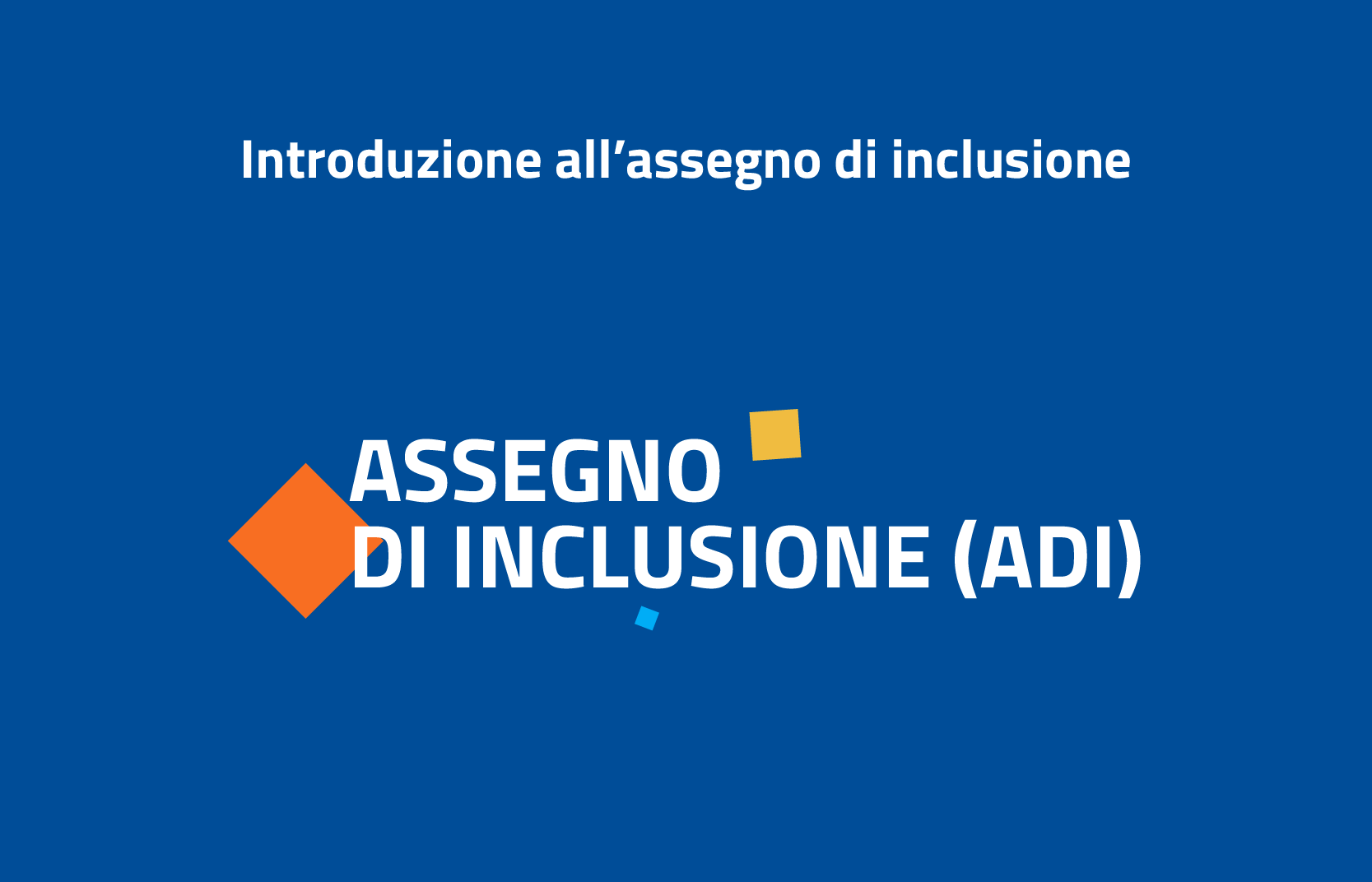 titolo immagine Introduzione ADI