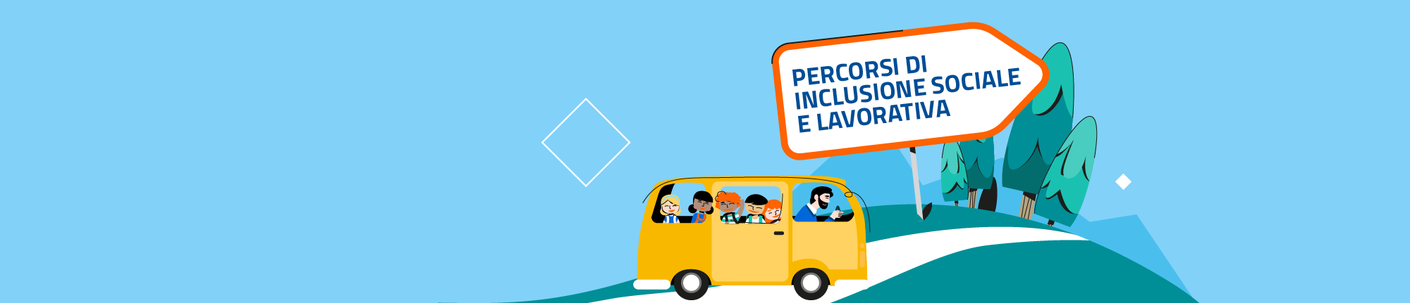 Banner_il percorso del cittadino_Percorsi di inclusione sociale e lavorativa