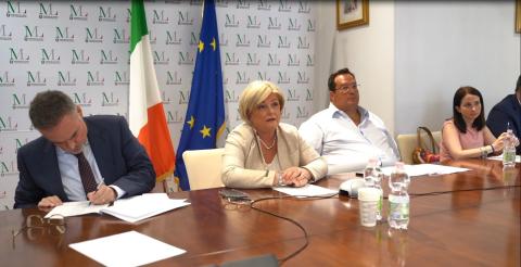 Tavolo "emergenza caldo" Calderone