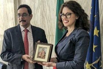 IL VICE MINISTRO BELLUCCI INCONTRA IL MINISTRO DEL LAVORO ESTERO DELLO SRI LANKA