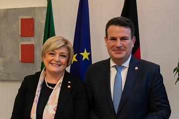 Italia Germania collaborazione Ministro Calderone