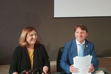 Ministro Catalfo evento INPS Testo Unico Rappresentanza Sindacale 360 240