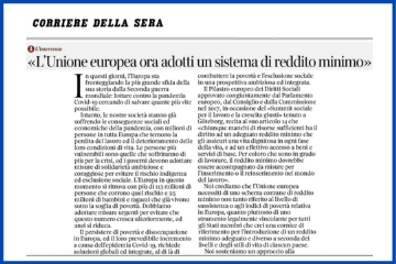 Catalfo intervento su Corsera