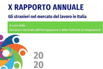X Rapporto Annuale Stranieri Mkt Lavoro Italia 360x240